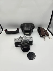 Minolta SRT 101 35mm Film Camera, Chrome (Version 1B) Untested - Picture 1 of 6