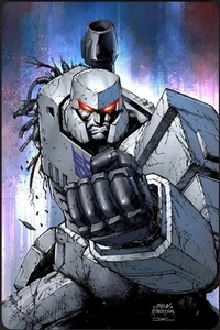 Transformers #22 Megatron FOIL VIRGIN Exclusive SHELBY ROBERTSON **PRESALE** - Picture 1 of 1