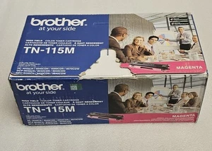 Original OEM Brother TN115M High Yield Magenta Toner Neu Versiegelt Tasche Offene Box - Bild 1 von 5