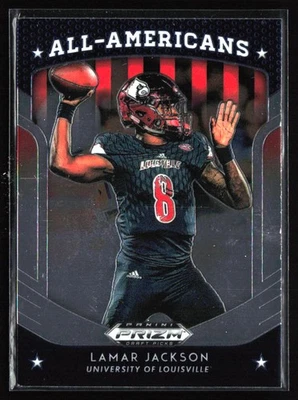 2019 Panini Prizm Draft Picks #59 Lamar Jackson - Image 1 of 2