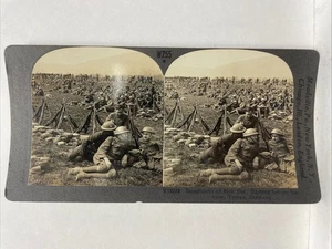 On the Moselle - 89th Division Doughboys Resting, Treves Stereo View Card - Picture 1 of 2