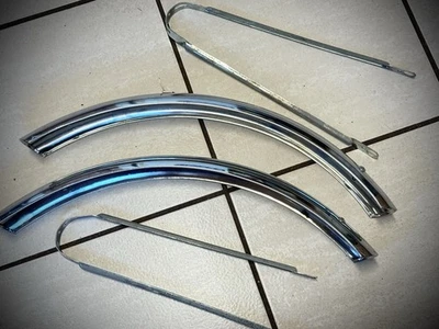 Guardabarros Bicicleta EE. UU. Vintage Cromo 26 Globo Cruiser o Peso Medio Foto 1 de 4