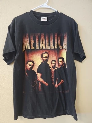 Camiseta negra de colección 1998 Metallica Summer North America Tour grande auténtica para hombre Foto 1 de 3