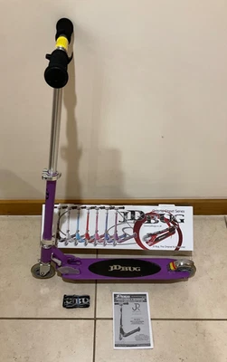 JD Bug Kids Folding Kick Scooter - Purple Matt (JD/MS136B) - Excellent Condition - Image 1 of 4