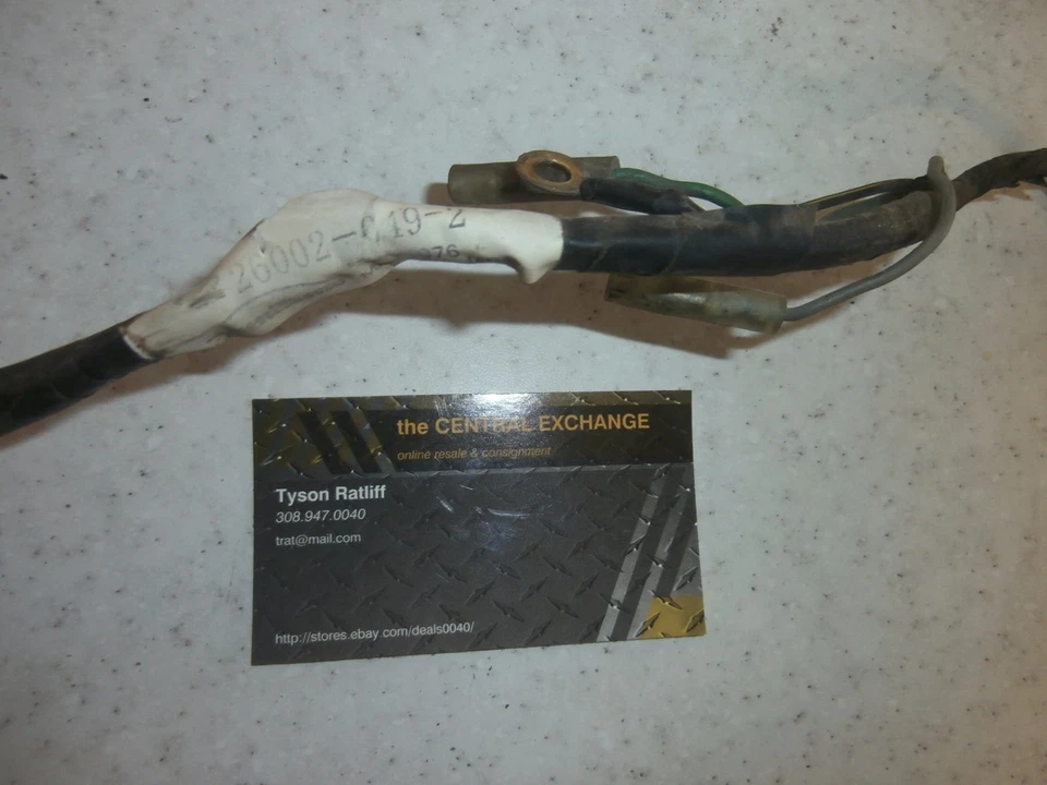 Arnés de cables trasero eléctrico genuino 77 Kawasaki KZ400 KZ 400 D4 Foto 1 de 1