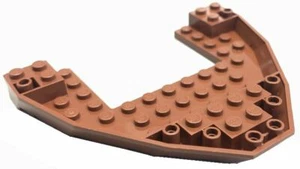 Lego Brick 47404 rotbraun Bootsbasis Schleife 12 x 10 von Jabbas Segelkahn - Bild 1 von 1