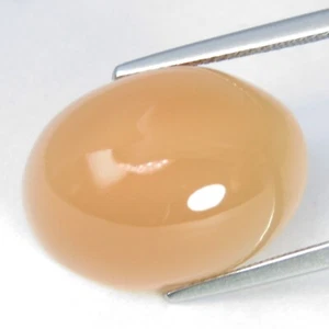 22.92Cts Natural Earth Mined Orange Moonstone Cabochon20x15mm Oval Shape Gem - Picture 1 of 5