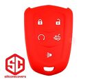 1x New KeyFob Remote Fobik Silicone Cover Fit / For Select GM CADILLAC Vehicles
