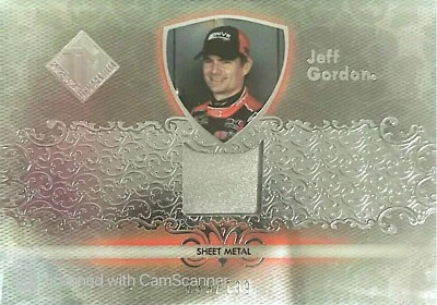2012 Press Pass Total Memorabilia Sheet Metal Silver /199 Jeff Gordon  - Image 1 of 2