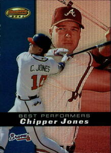 2000 Bowman's Best Atlanta Braves Baseball Card #88 Chipper Jones BP
