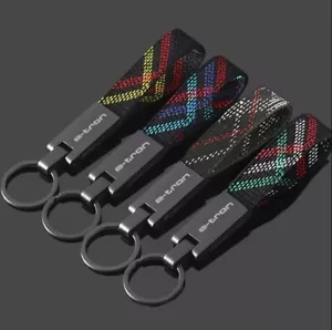 Metal Alloy Car Key Chain Key Ring Keyring Buckle E TRON logo fits AUDI - Bild 1 von 10