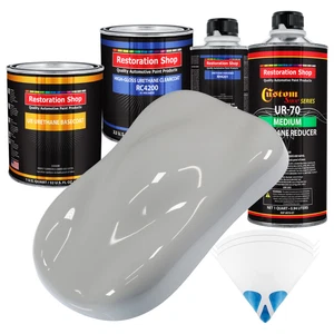 Mesa Gray Quart URETHANE BASECOAT CLEARCOAT Car Auto Body Paint Kit