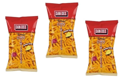 Paquete de 3 bolsas de 7 oz con sabor a queso cheddar Dan Dee Foto 1 de 3