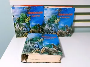 Lot of 3x Dinosaur Fact-File Folders w/ Dinosaur Educational Cards Inside! - Picture 1 of 5