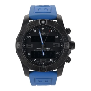 Breitling Exospace B55 VB5510 DLC Titanium 46mm Black Men's Watch Full Set - Picture 1 of 10