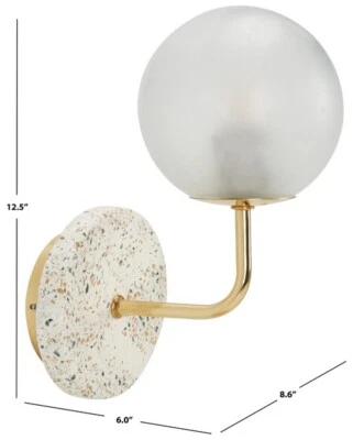 Safavieh NICOLAI 12.5" WALL SCONCE, Reduced Price 2172752823 SCN3003A - Image 1 of 4