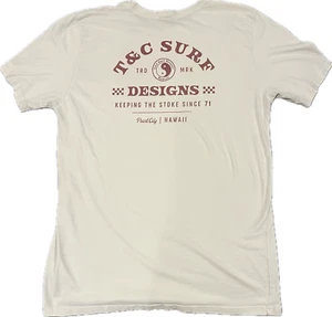 Vintage-T & C Surf Designs T-Shirt. Pearl City, Hawaii. Size: XL. Color: White - Picture 1 of 5