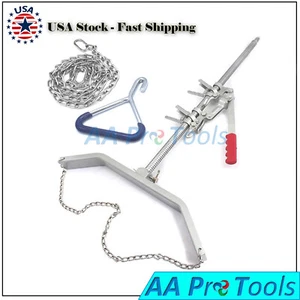 Calf Puller Ratchet Style With OB Handle & With Inch Chain Cattle Delivery Dairy - Picture 1 of 2