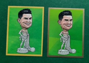 🔥ULTRA RARE CR7 RONALDO GOOOLMANIA #308 2020 Caricatures Base & GOLD - Picture 1 of 2