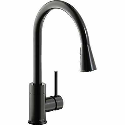 ELKAY LKAV3031BK Avado Single Hole Kitchen Faucet, Pull-down Spray, Black Stainl • 197.01£