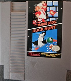 Super Mario Bros and Duck Hunt * Nintendo * NES * Cartridge * Cartridge Cover *