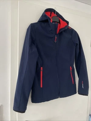 CMP Strickfleecejacke Marine Blau Gr. 176 Kapuze Mädchen - Bild 1 von 4