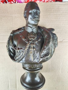 Große Kaiser Wilhelm 2 Büste Bronze Figur Gladenbach Signiert - Bild 1 von 10