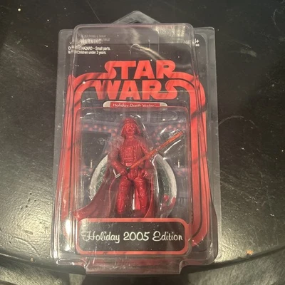 Star Wars Holiday Darth Vader Edición 2005 Exclusivo con Estuche Hasbro 2005 NUEVO Foto 1 de 2