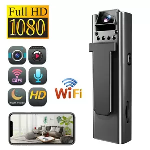 1080p HD Mini Kamera Videorekorder Nachtsicht Sport Action Camcorder Body Cam - Bild 1 von 21
