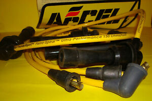 ACCEL 7920Y 300+ Yellow Thundersport Ferro-Spiral 8MM Spark Plug Wire Set