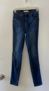 Madewell 10” High Rise Skinny Jeans Medium Wash Women’s Size 23 - Picture 1 of 12