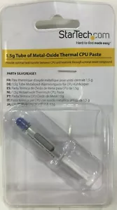 StarTech.com - SILVGREASE1 - Metal Oxide Thermal CPU Paste Compound Tube - Picture 1 of 2