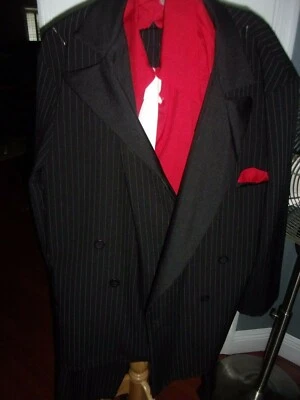 TRAJE ADULTO GÁNGSTER 2 PIEZAS DISFRAZ TALLA L Foto 1 de 4