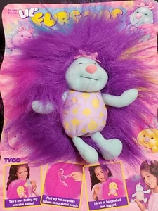 Lil Fursons Fuzzy Purple & Blue Plush Stuffed Tyco Toy Vintage 1995 NEW HTF RARE - Picture 1 of 9