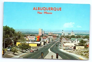 Skyline Street Scene Albuquerque New Mexico Postcard A117 - Picture 1 of 2