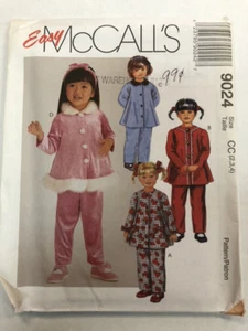 McCall's Patrón de Costura 9024 Pantalones Top Niños Pequeños Dima Sin Cortar Talla 2-3-4 De Colección - Imagen 1 de 1