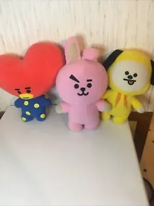 Lotto di 3 peluche BTS Cooky, Tata e Chimmy - Foto 1 di 10