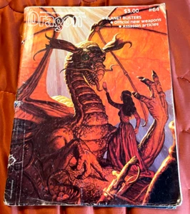 VTG Dragon Magazine August 1982 #64 Planet Busters - Picture 1 of 11