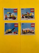 LEGO Vintage Classic Town 625 643 670 671 Manuali di istruzioni
