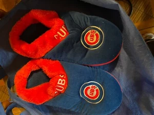 Forever Collectible Men's Chicago Cubs Slippers Men's Large 8/9 - Picture 1 of 6
