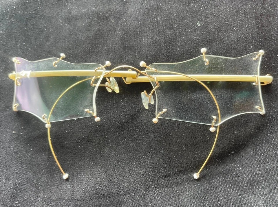 Murano Bead Italy Micromega Eyeglasses Queen Elizabeth Collector Eyeglass Frames - Image 1 of 4