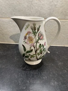1972 Portmeirion Botanic Garden 7” Water Pitcher / Jug Dragonflies & Butterflies - Picture 1 of 4