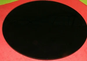 CAMA DE IMPRESIÓN 3D Borosilicato NEGRO PYREX PLACA REDONDA DE VIDRIO 200 MM X 3 MM EE. UU. x2 - Imagen 1 de 9
