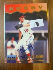 A51,688 - 1995 Signature Rookies Previews Signatures #6 Mike Busby Auto/6000
