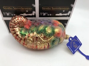 Lauscha Glas ⭐️⭐️ Christbaumschmuck Ornament 14 cm ⭐️⭐️ Neuware - Bild 1 von 2