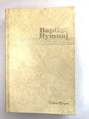 The Baptist Hymnal White Gold Lettering 1975 Edition Hardback Songbook Classic • 10.49€