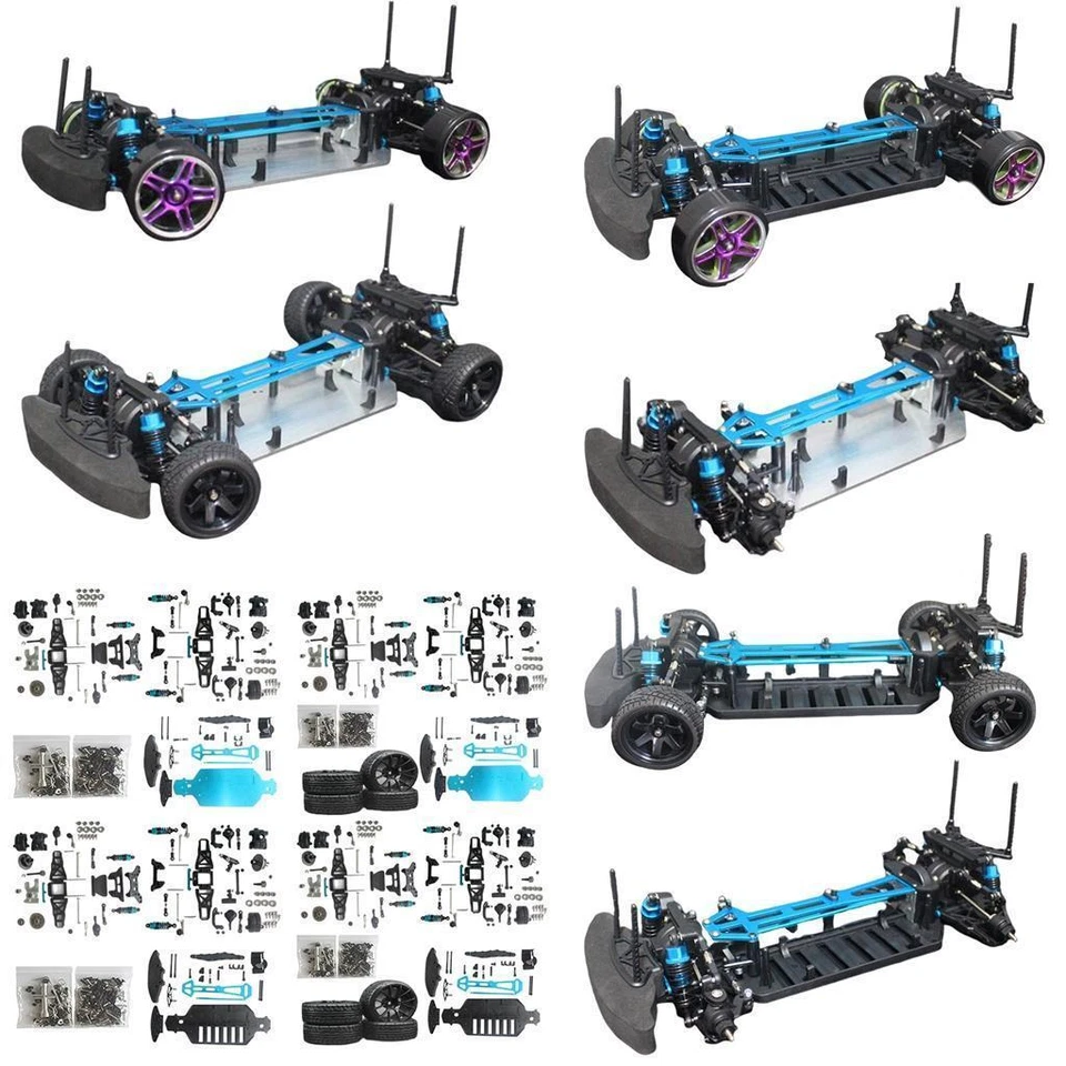 1/10 4WD RC Chassis Rahmen für HSP 94123 Bigfoot Buggy Fahrzeug Ersatzteile - Bild 1 von 1
