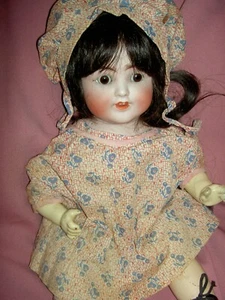 German, antique bisque K & K 45 (A.B.G.) toddler doll working crier, excellent - Picture 1 of 7