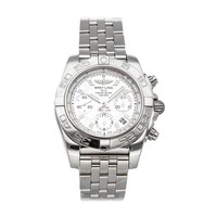 Breitling Chronomat 41 Auto Steel Mens Bracelet Watch Date Chrono AB014012/G711