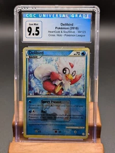 2010 Pokemon HeartGold & Soulsilver Delibird Holo #39 CGC Gem 9,5/10 League - Bild 1 von 2
